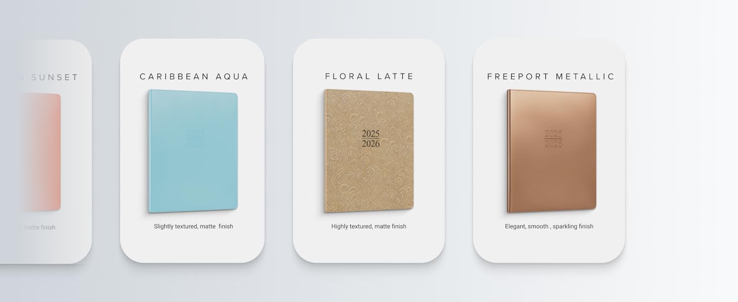 Gallery Leather Academic Planner 2026, Teacher and Student Weekly Monthly Planner