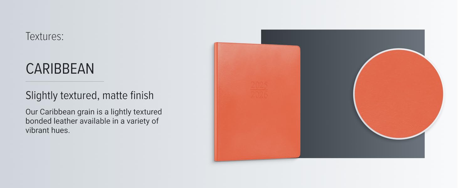 Gallery Leather Academic Planner 2026, Teacher and Student Weekly Monthly Planner