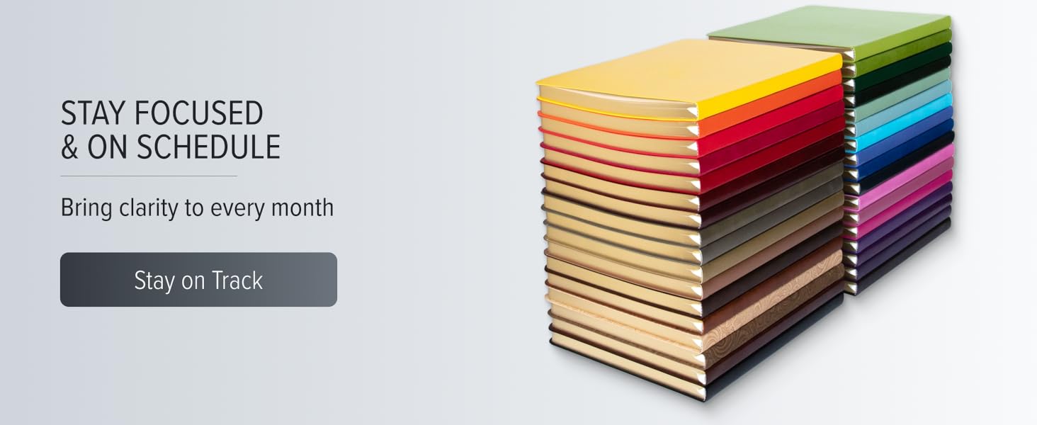 Gallery Leather Academic Planner 2026, Teacher and Student Weekly Monthly Planner