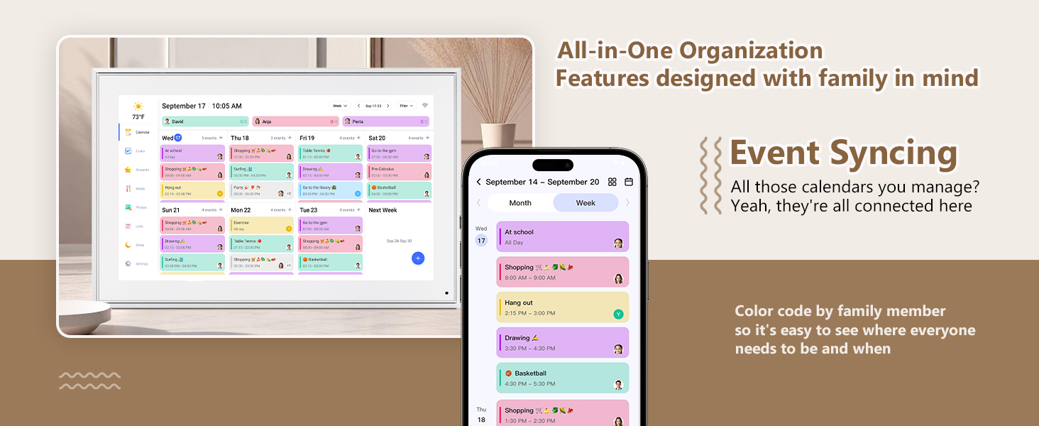 Smart Digital Calendar: