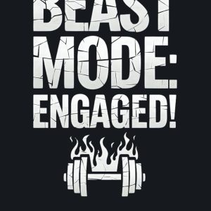 Workout Journal Log Book: Beast Mode Engaged. Strength and Fitness Progress tracker: Perfect for Strength Training, Bodybuilding, and Fitness Enthusiasts