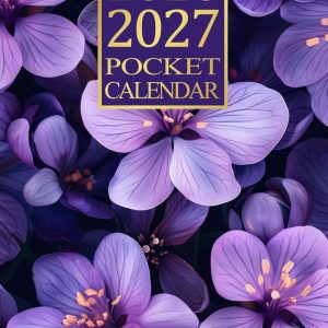 Pocket Calendar 2026-2027: Two Year Organizer Agenda Schedule For Purse | From January 2026 To December 2027 | With Holidays & Inspirational Quotes.