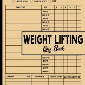 Generic Weight Lifting Log Book: Workout Journal for Men and Women / Fitness Notebook and Planner (6x9 inch, 108 Pages)