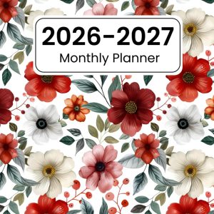 2026-2027 Monthly Planner: Two-Year Organizer for Goals, Tasks & Habits