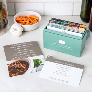 PPP Meal Planner with 72 Photo Recipe Cards (Slow Cooker Vol 2) - Weekly Menu Planner | Recipe Box | 12 Reusable Grocery Lists | 5 Blank Cards | Card Protectors | Easy Recipe Ideas with Pictures