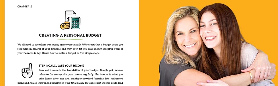 Creating a personal budget, book interior example