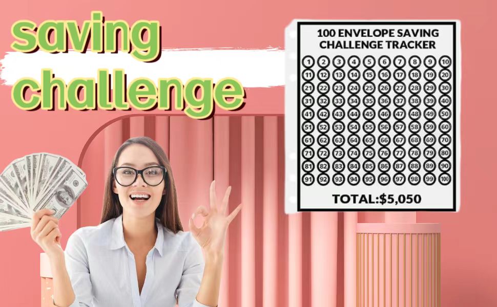 100 Envelopes Money Saving Challenge