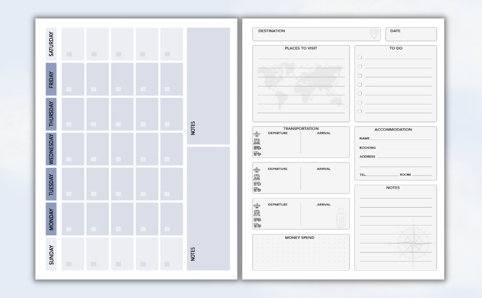 Vacation journal for kids