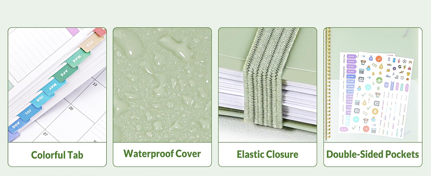 2025 Budget Planner - Monthly Budget Book from JAN 2025 - DEC 2025 with Expense Tracker Notebook