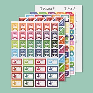 budget planner stickers