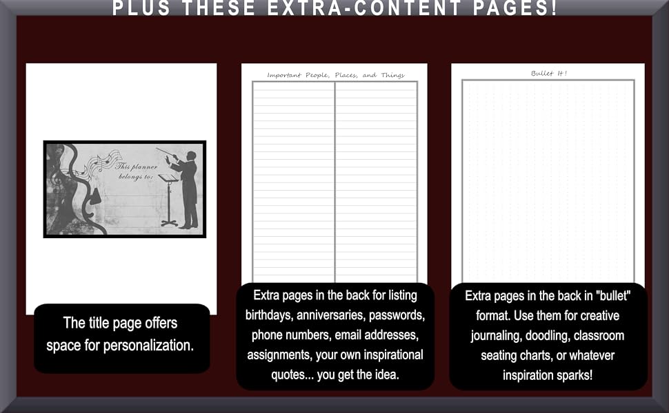 Plus These Extra Content Pages!