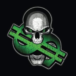 Budgeting Workbook | Soft Cover | 100 Pages | 6 x 9 Inches | Christmas, Halloween Gifts: Money Skull Dollar Sign Symbol: Finance Monthly & Weekly ... Organizer Journal Notebook | Budget Planning