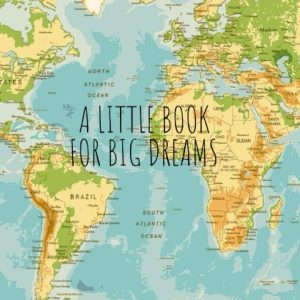 Geographical world map travel planner and trip organizer with checklist map - small 5x8in with 170 pages: Travel adventure journal for planning ... - Great and interesting Travel Gift idea