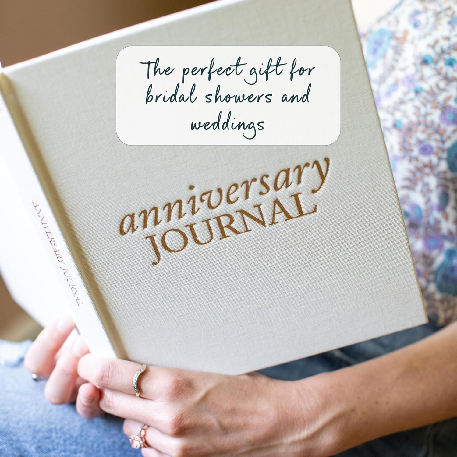 DUNCAN & STONE PAPER CO. Wedding Anniversary Journal - Anniversary Journal for Couple - Wedding Notebook & More - Wedding Memory Book to Capture Moments(Ivory,189 Pages) - Image 12