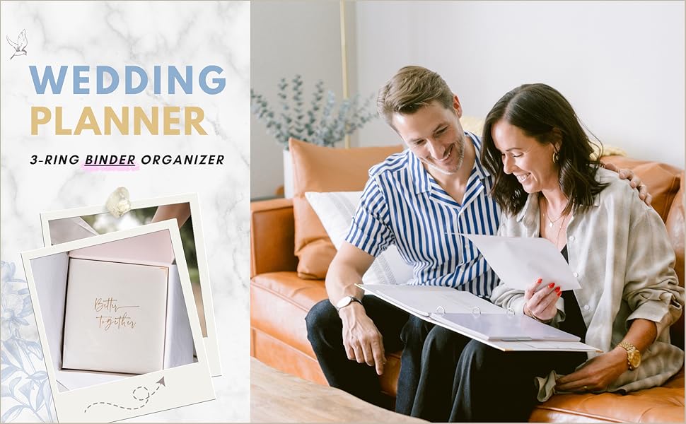 Everbae Better Together Wedding Planner Wedding Binder