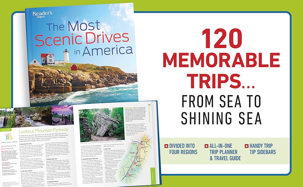 All in one trip planner &amp; travel guide. Divided into four regions. Handy trip tip sidebars