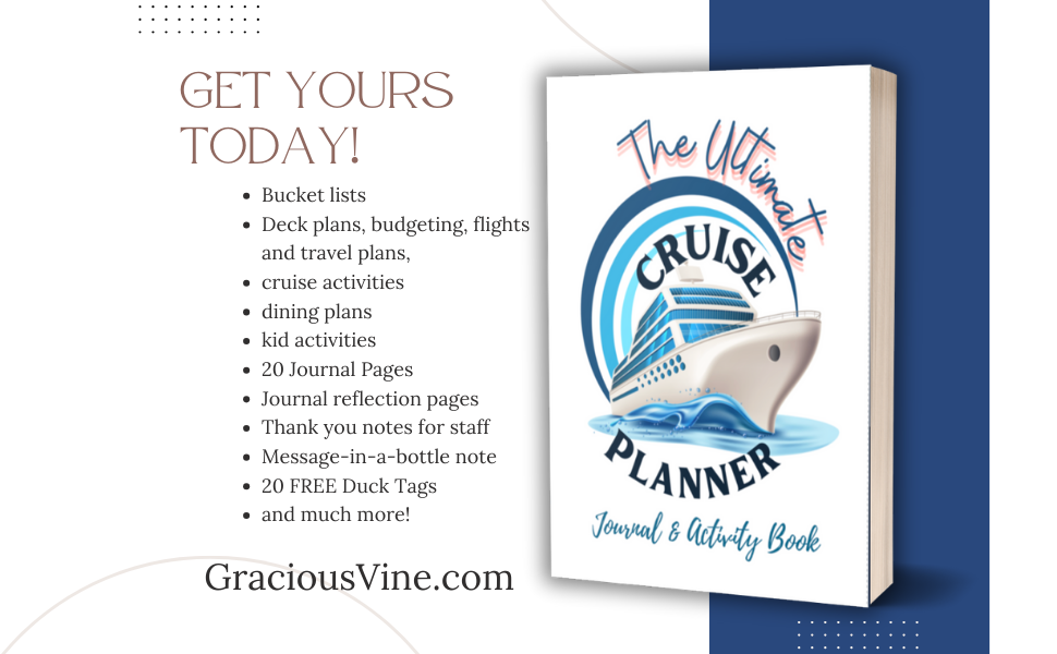 book on black white background ultimate cruise planner journal &amp; activity book