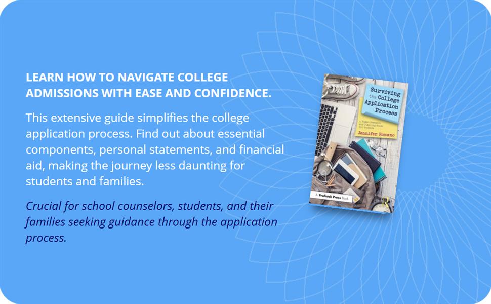 Blurb and description for Surviving the College Application Process