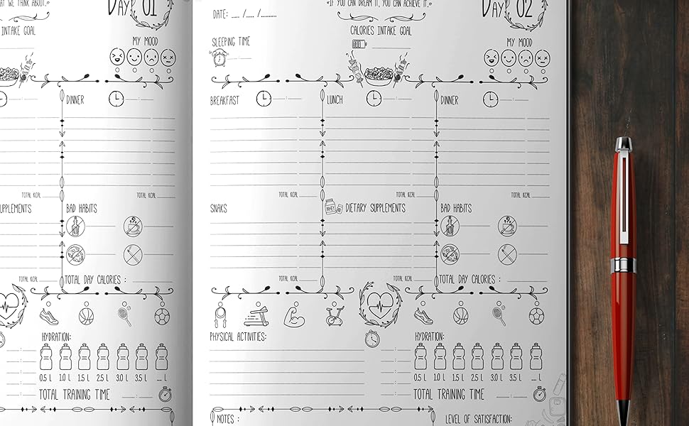 weight loss log book