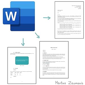 Templates of research paper manuscript and paper cover letter