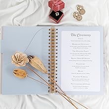 wedding planner book journal scrapbook diary undated checklist bridal bride to be present gift