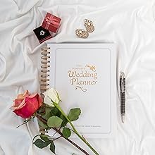 wedding planner book journal summer fall winter engagement present bride to be book diary