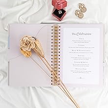 wedding planner book journal scrapbook photo album keepsake engagement present gift bridal bride