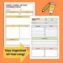 Conference Notes &amp; Small Group Notes