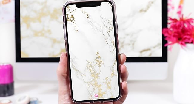 bloom Digital Wallpaper backgrounds for phone computer marble