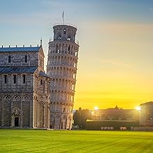 Leaning Tower of Pisa at Sunset