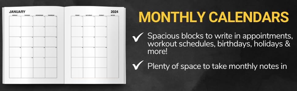 Monthly Calendars