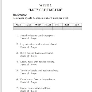 Daily exercise resistance 