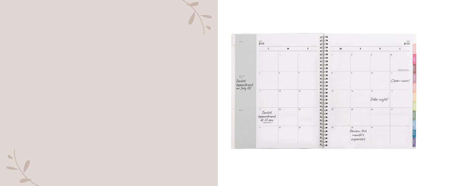 Monthly Spreads for Effective Planning