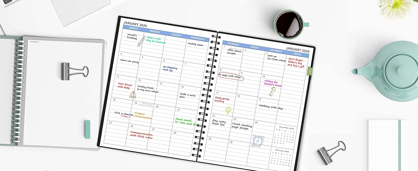 Monthly Page