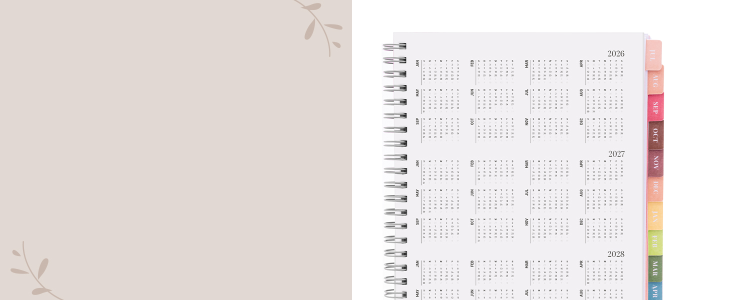 Plan Ahead with 3-Year Calendar Overview