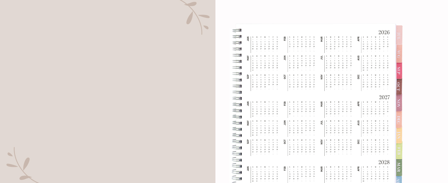 Plan Ahead with 3-Year Calendar Overview