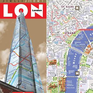 StreetSmart® London Map by VanDam - City Center Street Map of London, England - Laminated folding pocket size city travel and Tube map with all museums, attractions, hotels and sights plus seven walking tours. 2026 Edition