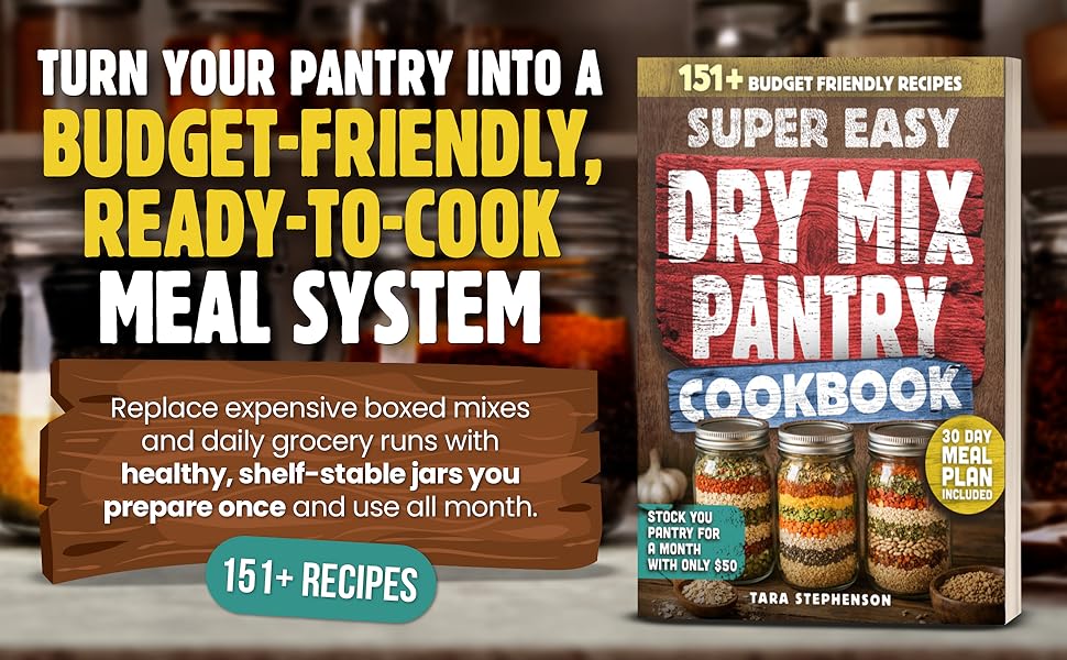 Image of the book advertising a budget friendly meal system