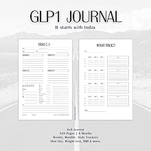 GLP1 Journal for tracking your journey
