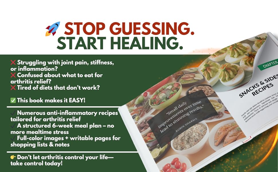 Anti-inflammatory diet cookbook for arthritis
