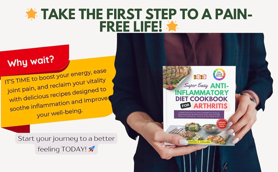 Anti-inflammatory diet cookbook for arthritis