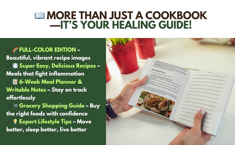 Anti-inflammatory diet cookbook for arthritis