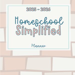 Homeschool Simplified Planner for Multiple Students: Plan and Organize Your Homeschool Lessons, Log and Track Attendance, Grades, and More. For Up To 4 Students.