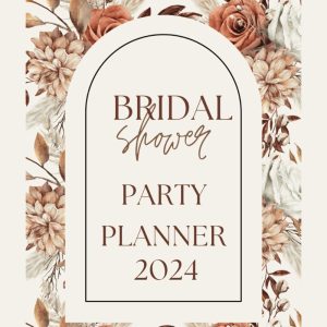 Maid of Honor - Mother of the Bride - Bridal Shower Party Planner: Organizer for Planning a Bridal Shower - Checklist - Guestlist - Tracker - Memento for Bride to Be