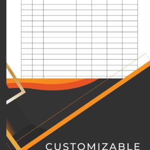 Customizable Log Book | Debit and Credit | Employee Time Log | Vehicle Maintenance | Inventory and Equipment | Budget Planner | Bill Tracker | Spending Tracker | 8.5 " x 11 " | 100 Pages