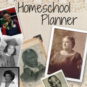 Virginia Homeschool Planner - Dateless Academic Planner with VA Homeschool Laws - Notable Black Virginians Design - Includes VA Laws