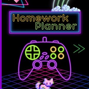Homework Planner 2024-2025: Level Up Your Studies with a Gaming Twist - Undated Daily Assignment Tracker for Students of All Levels: Elementary, ... College, Perfect for Homeschooling Success.