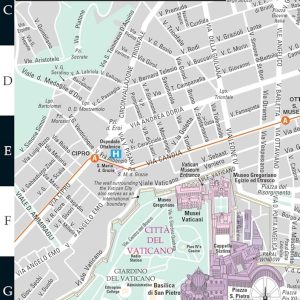 Streetwise Rome Map: Laminated City Center Street Map of Rome, Italy (Michelin Streetwise Maps)