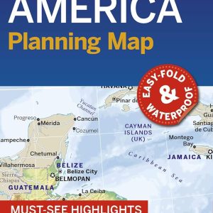 Lonely Planet Central America Planning Map