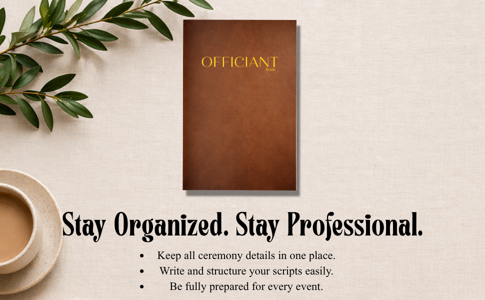 WEDDING OFFICIANT'S BOOK